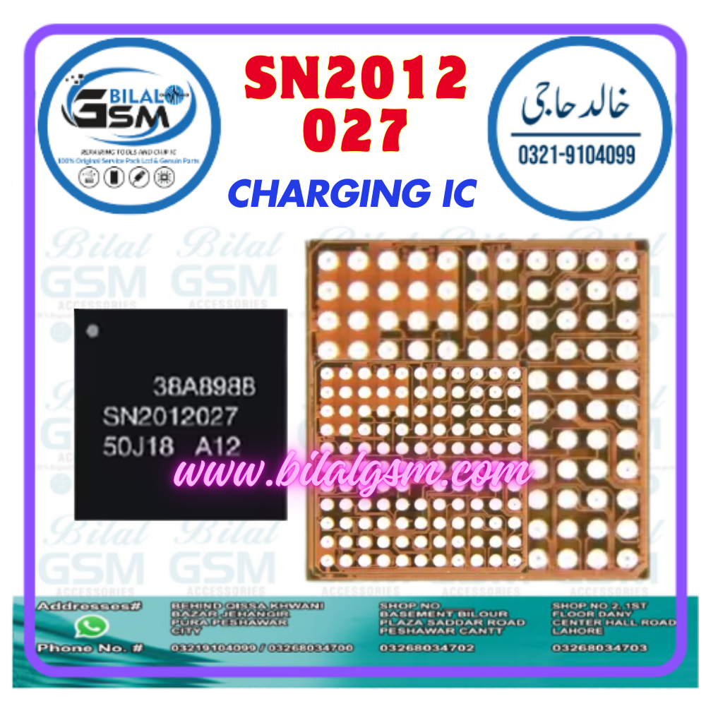 SN2012027 Original Charging IC for iPhone 15/15 Pro/Max/Mini (With Eeprom) &ndash; Premium Quality Charging Power IC